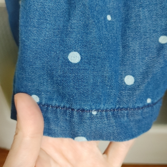 2/$35 - Gymboree Baby Denim Dress with Polka Dots - Picture 4 of 8